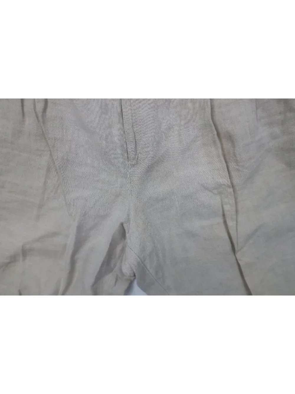 Vintage 90s Banana Republic Safari Mens 36x32 Distressed Linen Wide Leg Pants